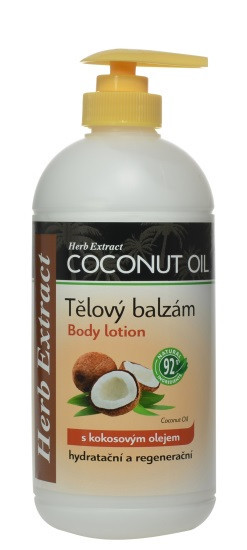 Telový balzam s extraktom z bylín a kokosovým olejom 500ml