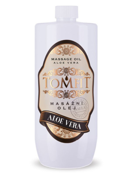 TOMFIT Masážny olej s aloe vera 1l