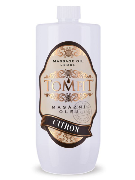 TOMFIT Citrónový masážny olej 1l