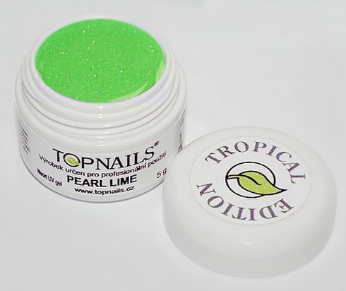 Topnails UV gél Tropical Pearl 5g Lime