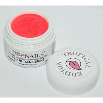 Topnails UV gél Tropical Pearl 5g Tangerine