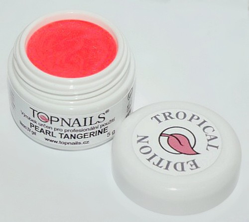 Topnails UV gél Tropical Pearl 5g Tangerine