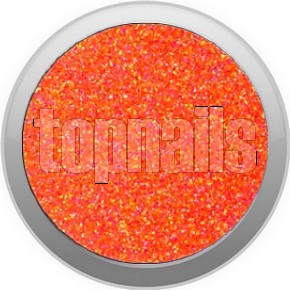 Topnails UV gél farebný Ultra neónové trblietky 5g Orange 529