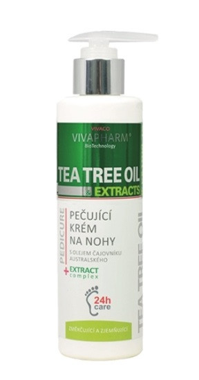 VIVAPHARM Krém na nohy Tea Tree Oil 200ml